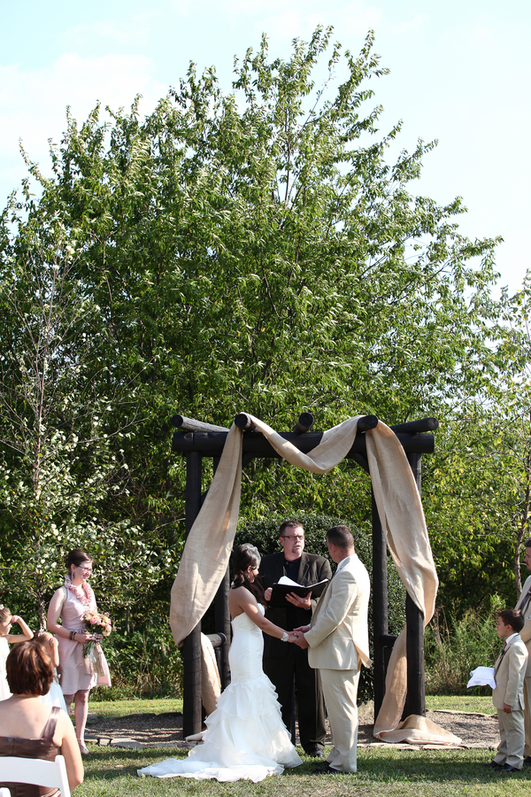  creativediyoutdoorweddingceremony The place cards were a menagerie 