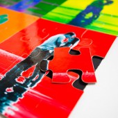 DIY Puzzle Wedding Guestbook