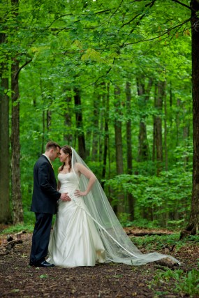 bride-and-groom-in-woods bride-and-groom-in-woods