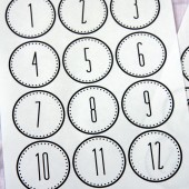 Free DIY Advent Calendar Printables