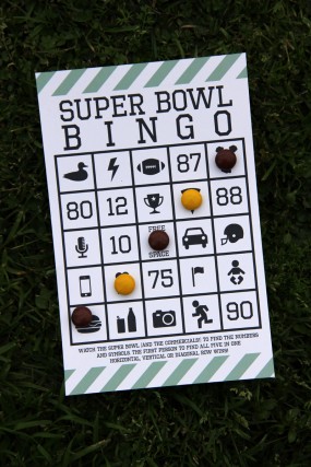 Super Bowl Game & Free Printable Super Bowl Game & Free Printable