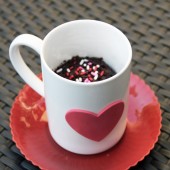Cake in a Cup DIY Valentines