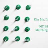 St. Patrick’s Day DIY Edible Matching Game