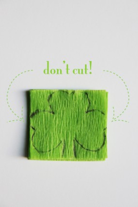 diy-green-shamrock-streamers diy-green-shamrock-streamers