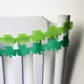 St. Patrick’s Day DIY Shamrock Streamers