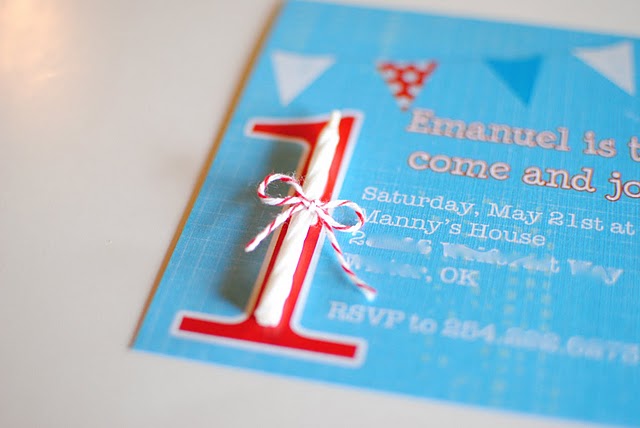 Birthday Candle Invitations via Kara's Party Ideas