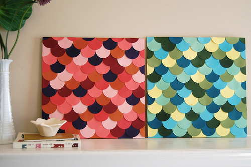 diy-Jakobsmuschel-Wand-Kunst diy-Jakobsmuschel-Wand-Kunst