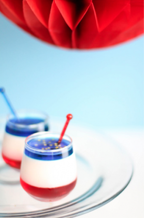 Red White Blue Panna Cotta Shooters Red White Blue Panna Cotta Shooters