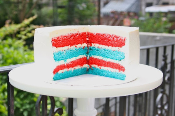 Red White and Blue Cake Red White and Blue Cake
