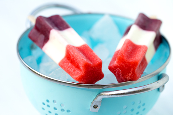 Red White and Blue Popsicles Red White and Blue Popsicles