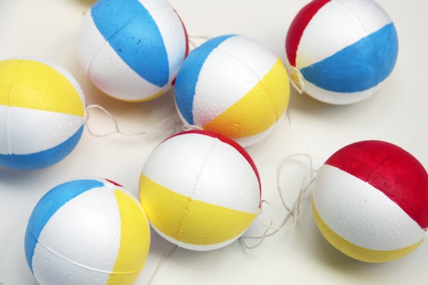 Beach Ball Garland DIY Beach Ball Garland DIY