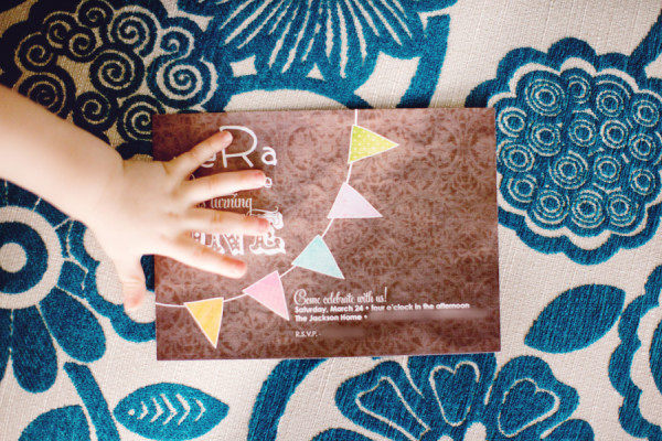 Bunting Birthday Invitation Bunting Birthday Invitation