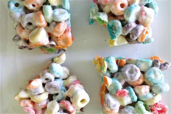 Froot Loop Cereal Treats Froot Loop Cereal Treats
