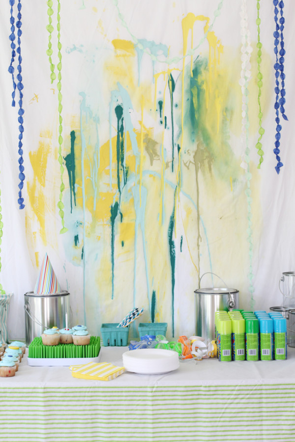 Paint Splatter Dessert Backdrop Paint Splatter Dessert Backdrop
