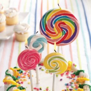 Rainbow Lollipop Candle Rainbow Lollipop Candle
