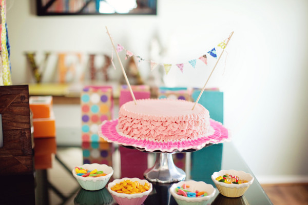 Ruffle Pink Birthday Cake Ruffle Pink Birthday Cake