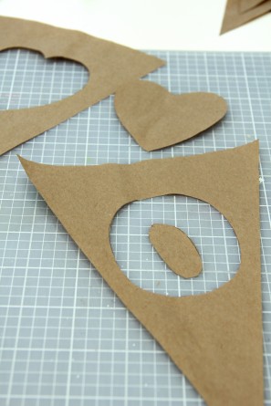 DIY Cut Out Bunting