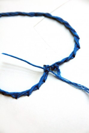 How to embroider paper