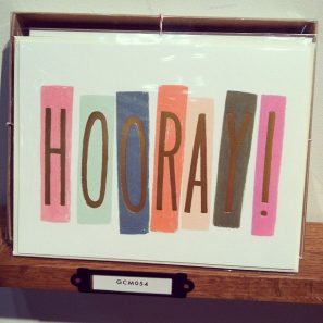 NYIGF Rifle Paper Co Hooray Card NYIGF Rifle Paper Co Hooray Card