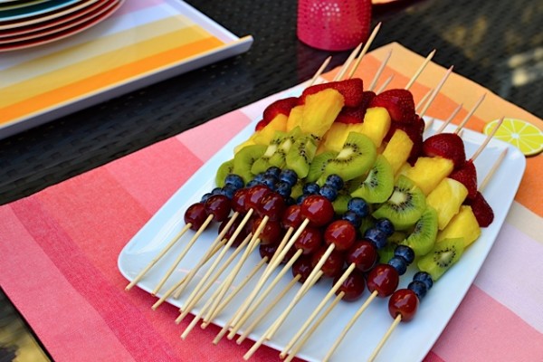 Rainbow Fruit Skewers Rainbow Fruit Skewers