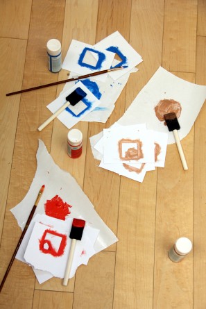DIY Geometric Painted Picnic Blanket DIY Geometric Painted Picnic Blanket