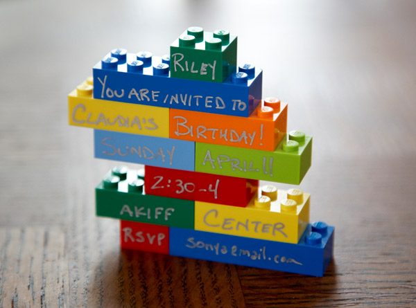 Lego And Invitations