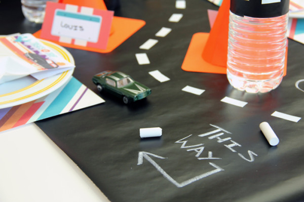 Chalkboard Road Table Runner Chalkboard Road Table Runner