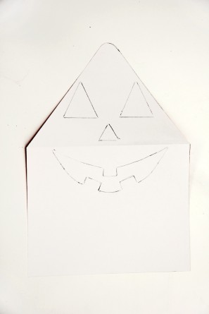 DIY Jack-o-Lantern Envelope Liner Tutorial DIY Jack-o-Lantern Envelope Liner Tutorial