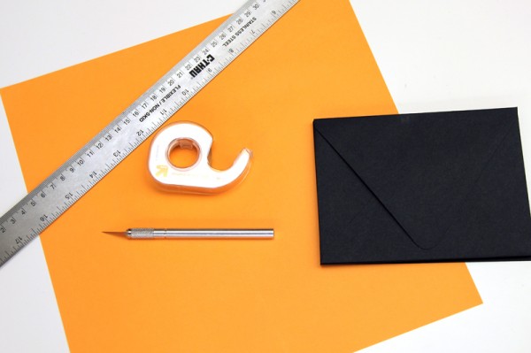 DIY Jack-o-Lantern Envelope Liners Supplies DIY Jack-o-Lantern Envelope Liners Supplies
