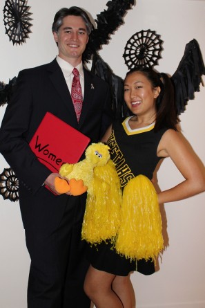 DIY Mitt Romney and Cheerleader Costumes