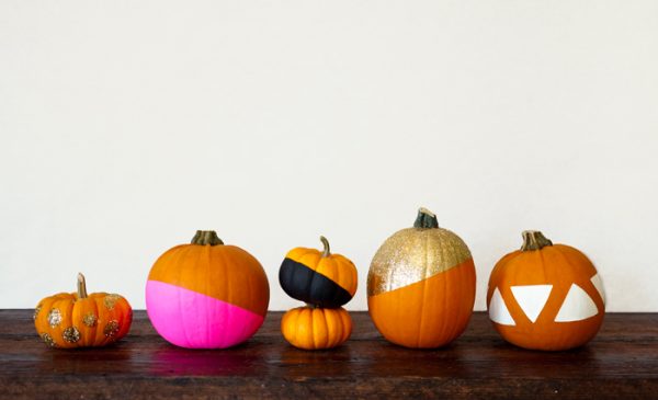 DIY Paint Dipped Pumpkins DIY Paint Dipped Pumpkins