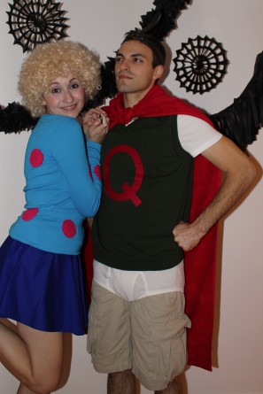 DIY Quail Man and Patty Mayonnaise Halloween Costumes