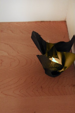 DIY Tissue Paper Tea Lights