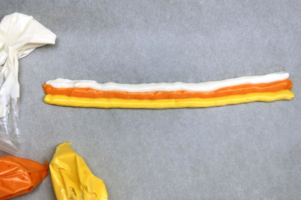 Frozen Greek Yogurt Candy Corn