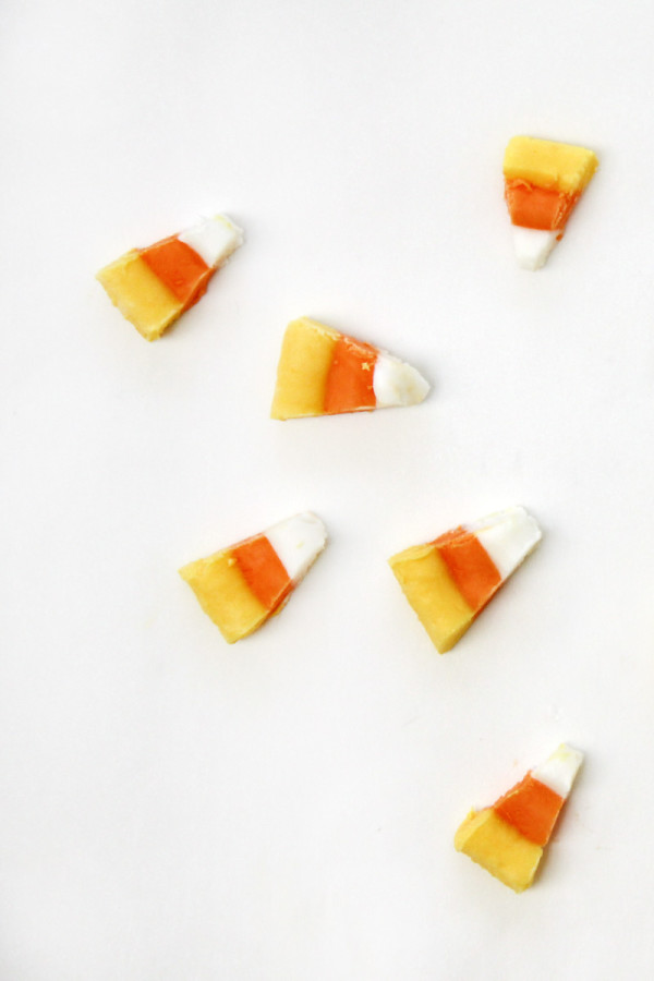 Frozen Yogurt Candy Corn for Halloween