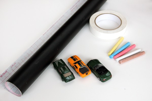 How To Make a Chalkboard Road Table Runner How To Make a Chalkboard Road Table Runner