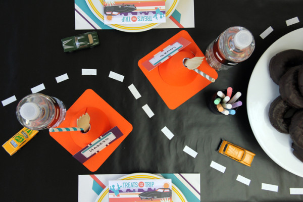 Vintage Car Tablescape Vintage Car Tablescape
