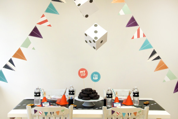 Vintage Car Tablescape Vintage Car Tablescape