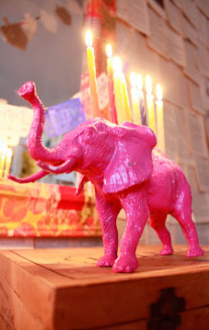 DIY Animal Menorah