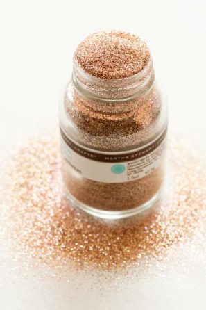 DIY Glitter Menorah