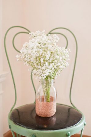DIY Glitter Vases