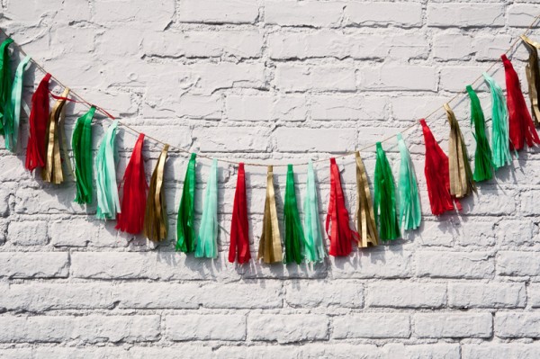 Holiday Tassle Garland by Tuck and Bonte Holiday Tassle Garland by Tuck and Bonte