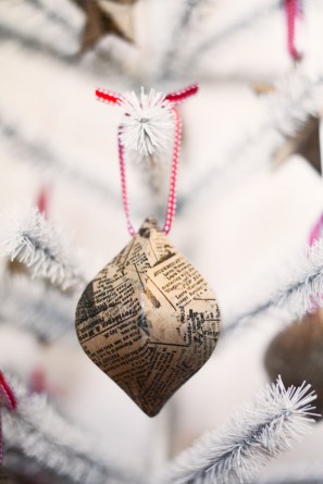 Newspaper Christmas Ornaments Tuck and Bonte Newspaper Christmas Ornaments Tuck and Bonte