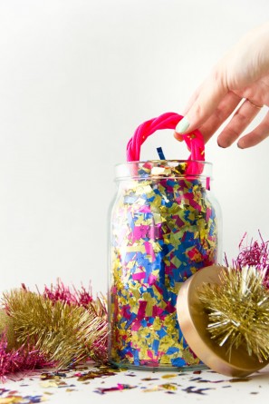 DIY Surprise Confetti Jars