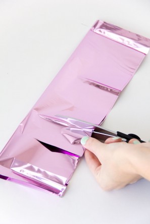 DIY Fringe Mylar Poms | Studio DIY 