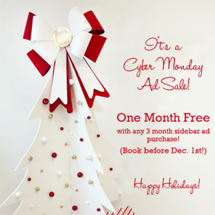 It’s a Cyber Monday Ad Sale!