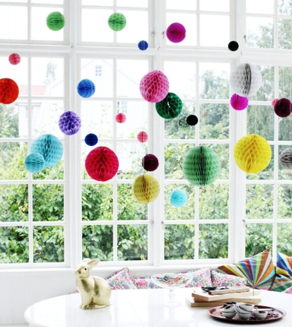 Hanging Honeycomb Party Decor