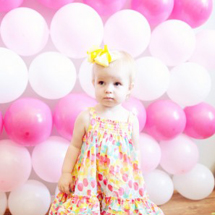 Vera’s Pretty in Pink DIY First Birthday Party