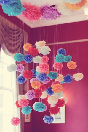 Pom Pom Chandelier