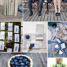 Inspiration: A Berry Blue + Weathered Wood Wedding